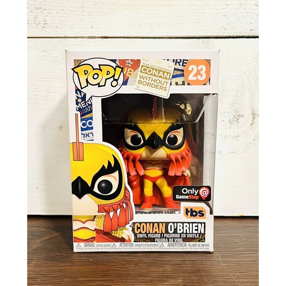 Funko Pop Conan O'Brien #23 Conan Without Borders Mexico Luchador Vinyl Figure - Picture 1 of 6